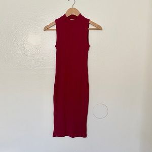 Ribbed Midi Dress